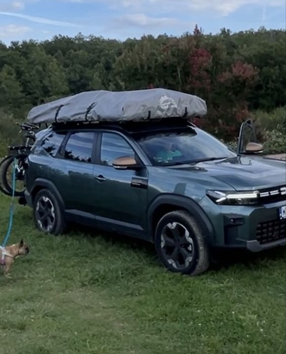 Namiot dachowy Wild Land Normandy 140cm materac śruby antykradzieżowe