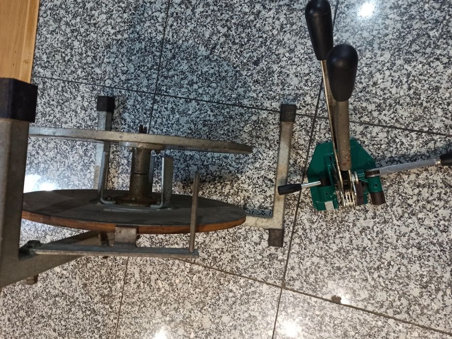 Máquina cintar com acessórios