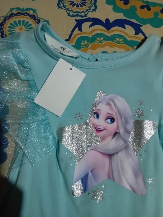 Vestido fantasia Frozen, Elsa, H&M, novo com etiqueta!