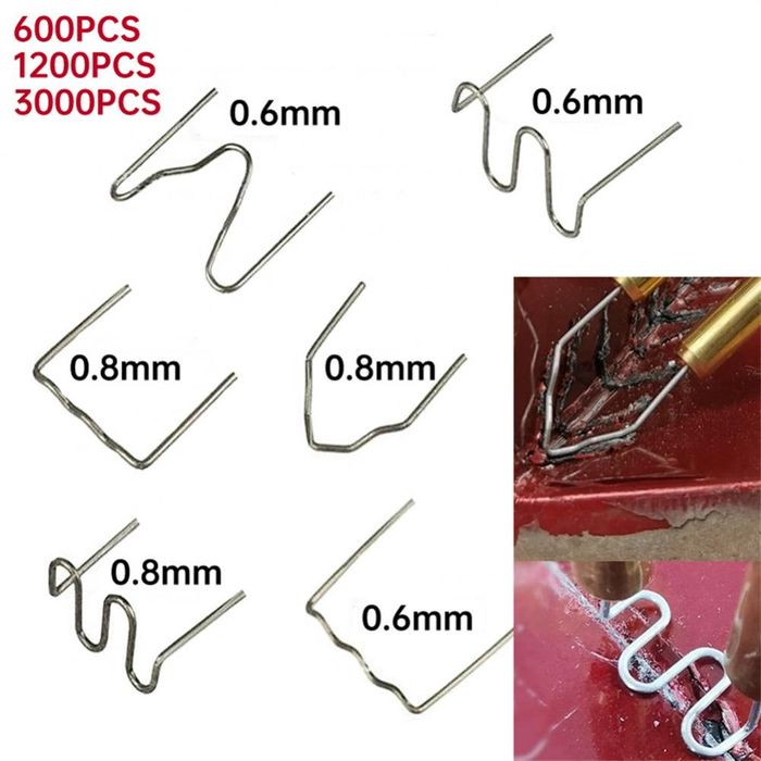 Grampos para pistola de soldar plástico