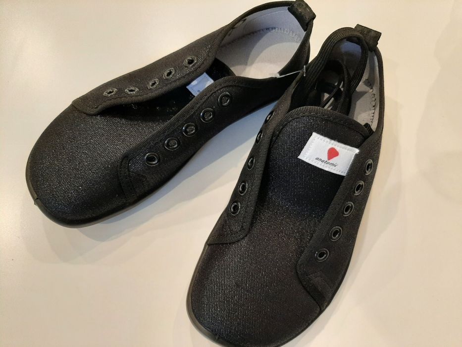 Barefoot czarne tenisówki trampki nowe piękne wygodne szerokie komfort