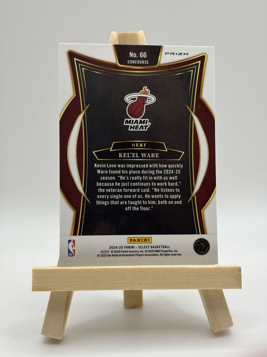 Kel’el Ware Rookie Orange Flash Miami Heat