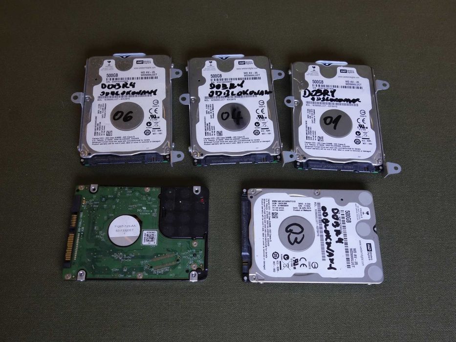 Dysk twardy 500 GB 2,5" Western Digital WD50000LUCT - używany sprawny