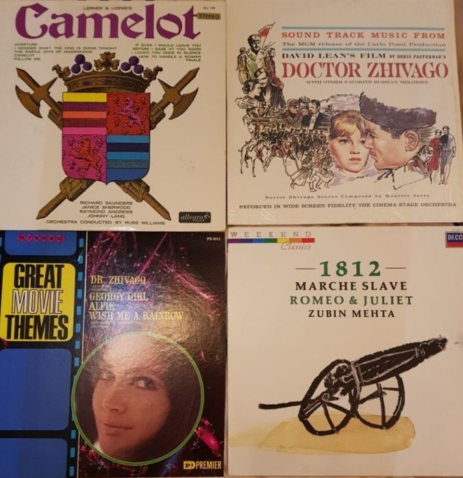 Vinil - bandas sonoras de filmes famosos