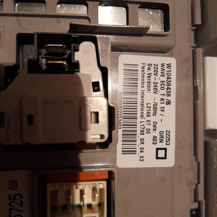 Painel de controle para maquina de lavar Whirlpool AWOC 7200