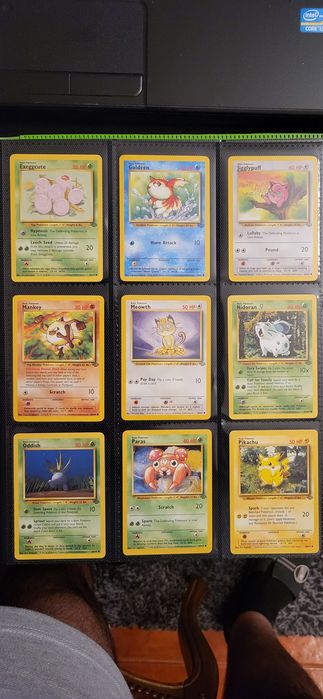 Cartas Pokémon Jungle Set Inglês Holo Raras