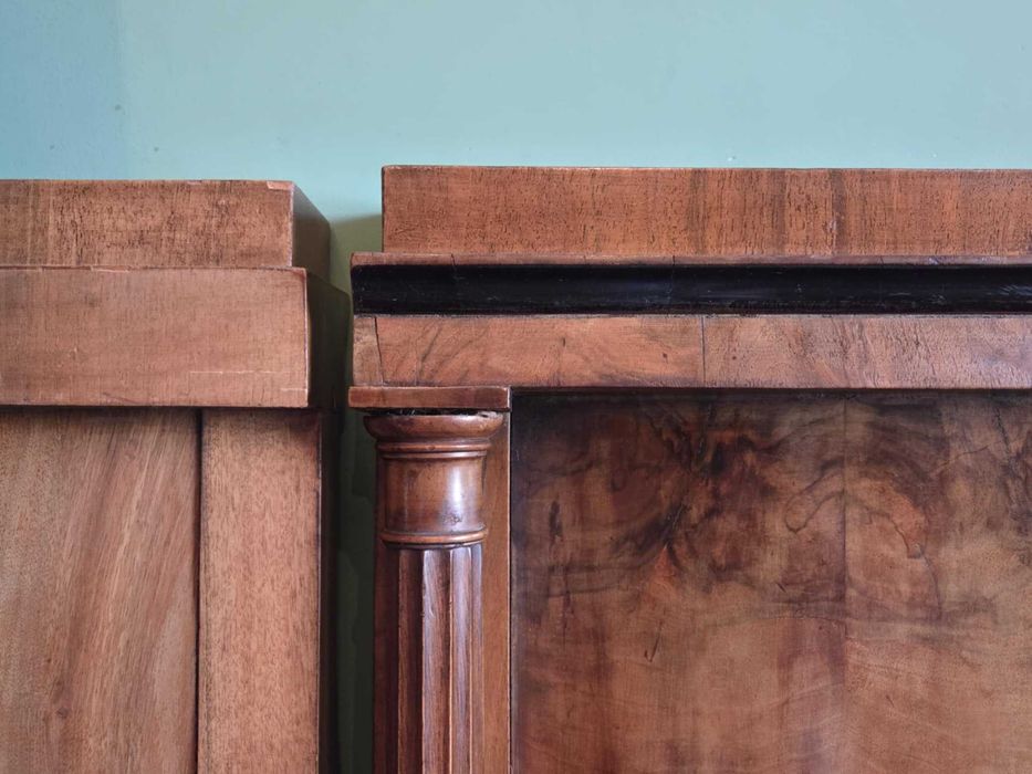 Łóżka w stylu Biedermeier, oryginalne z epoki