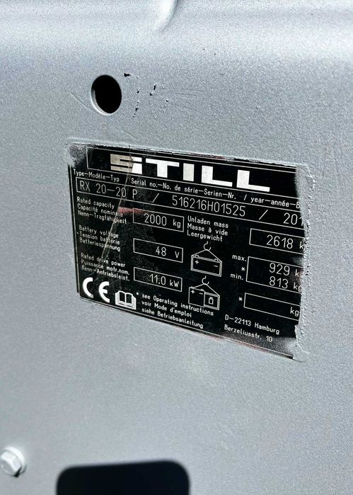 Empilhador elétrico Still RX20-20P - 2000 kg