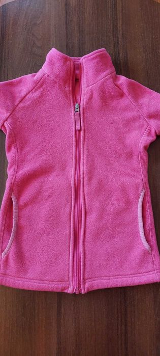 Тёплая флисовая кофта на девочку