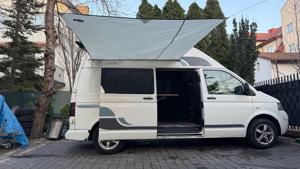 Volkswagen T5  VW T5 Long High Top 2,5 TDI 136 KM camper, Webasto,
