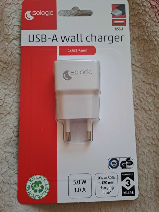 Зарядний пристрій Sologic USB-A