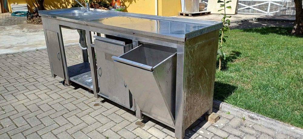 Bancada inox usada
