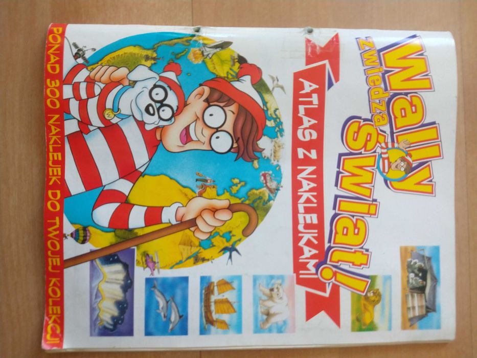 Wally zwiedza świat album z kompletem naklejek