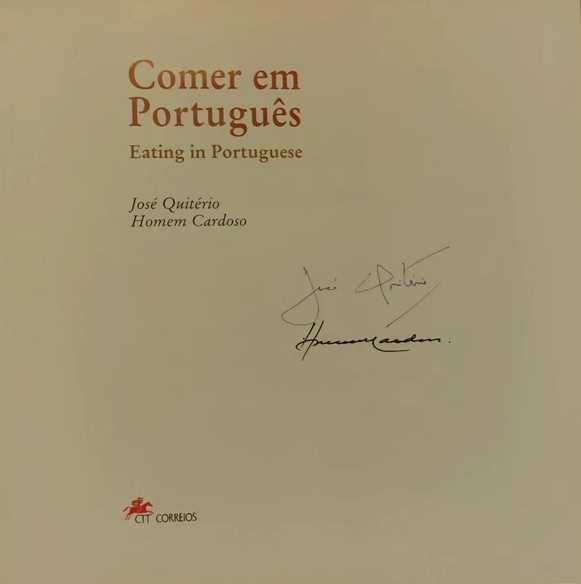 "Comer em Português" -> Edição "ESPECIAL" e Autografada pelos Autores