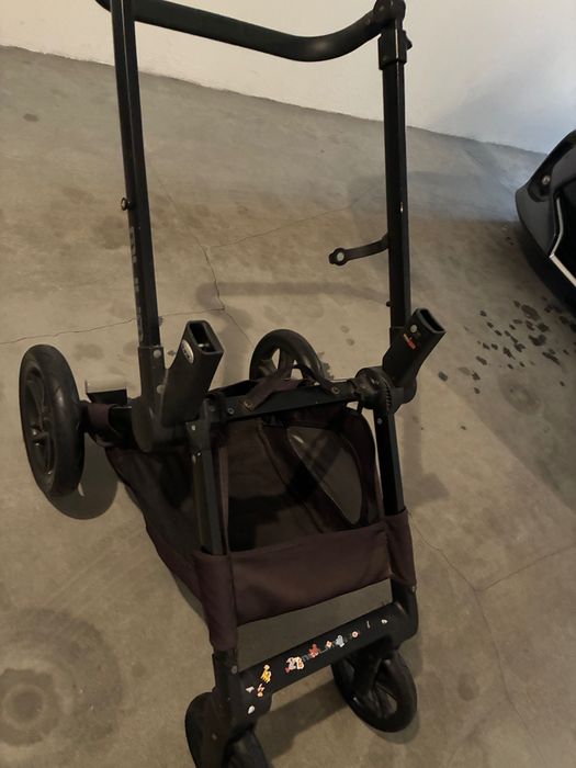 Trío Jane Carrinho de passeio Muum cinzento completo + suporte banheira, até 9 meses