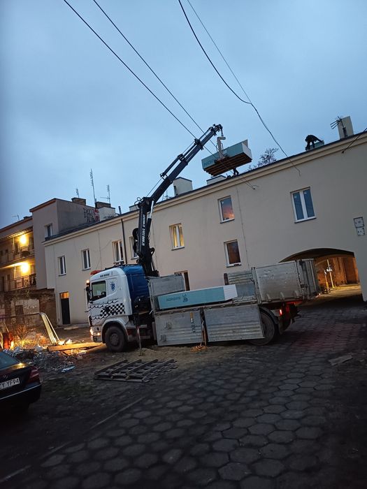 Usługi HDS 14 m transport, Wywrotka