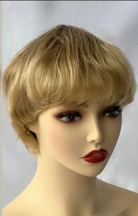 Peruka złoty blond