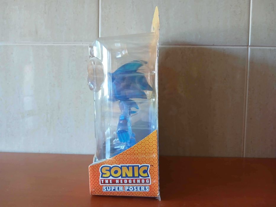 Sonic the Hedgehog Super Posers Figura 2010 Jazwares Translucente Rara Nova