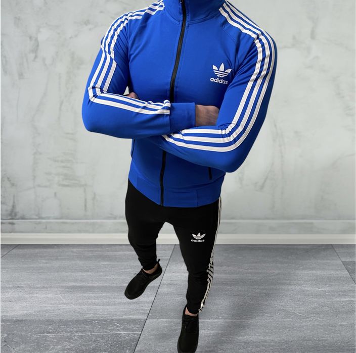 Чоловічий спортивний костюм Adidas Classic blue