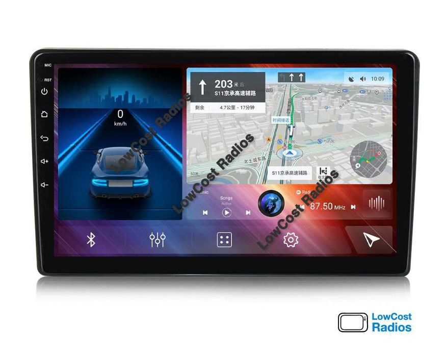 Auto Rádio PEUGEOT 308 T9 308S | GPS ANDROID 15 BT USB APPS WIFI - 9'' | CARPLAY • ANDROID AUTO