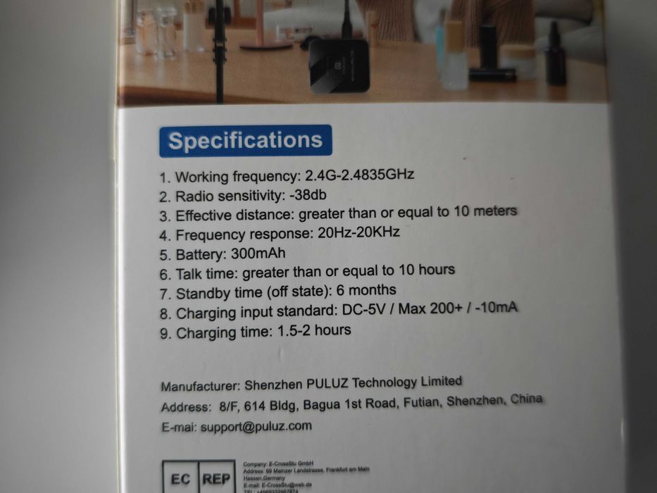 Bezprzewodowy mikrofon do aparatu, smartfona. Prawie jak Rode