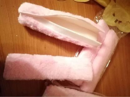 Protetor cinto de pêlo rosa