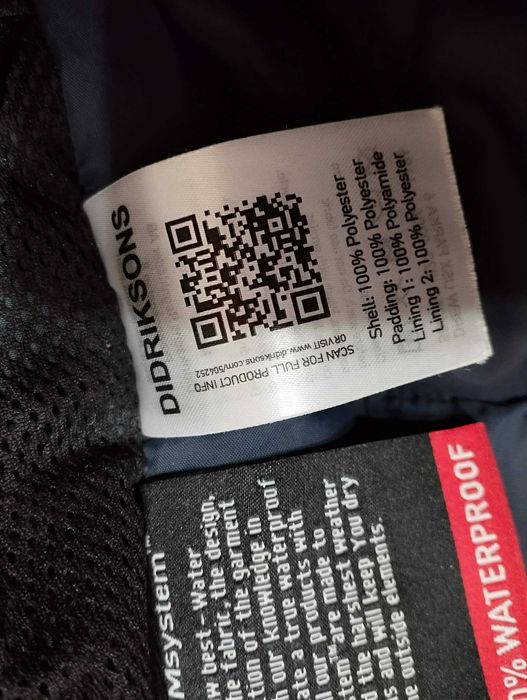Didriksons Drew USX Parka 6 kurtka zimowa size XXL