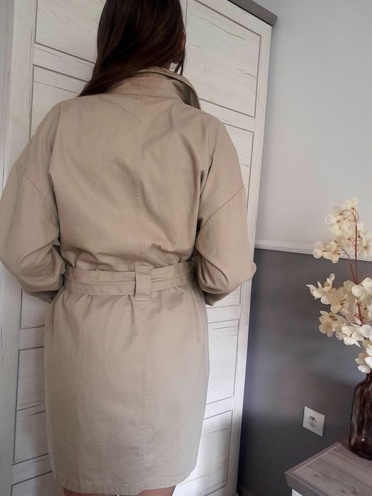 Trencz prochowiec płaszczyk 36 stan idealny