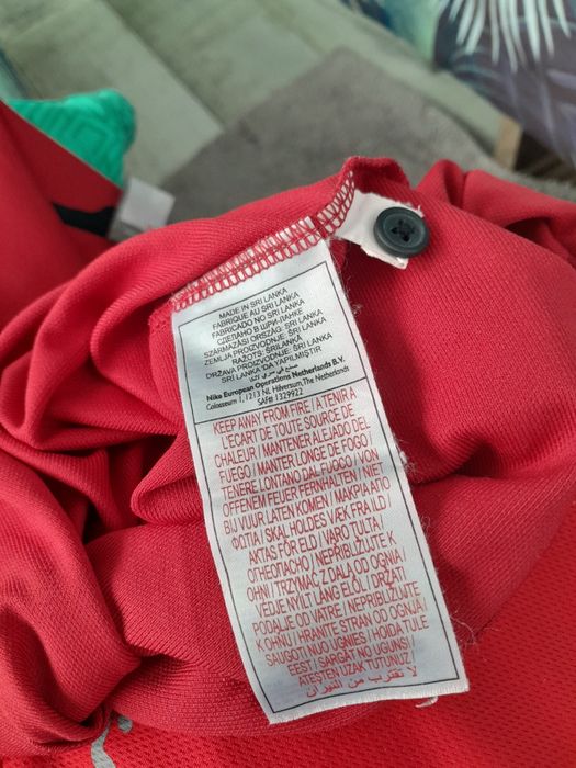 Koszulka funkcyjna piłkarska nike menchester united 152 158 czerwona