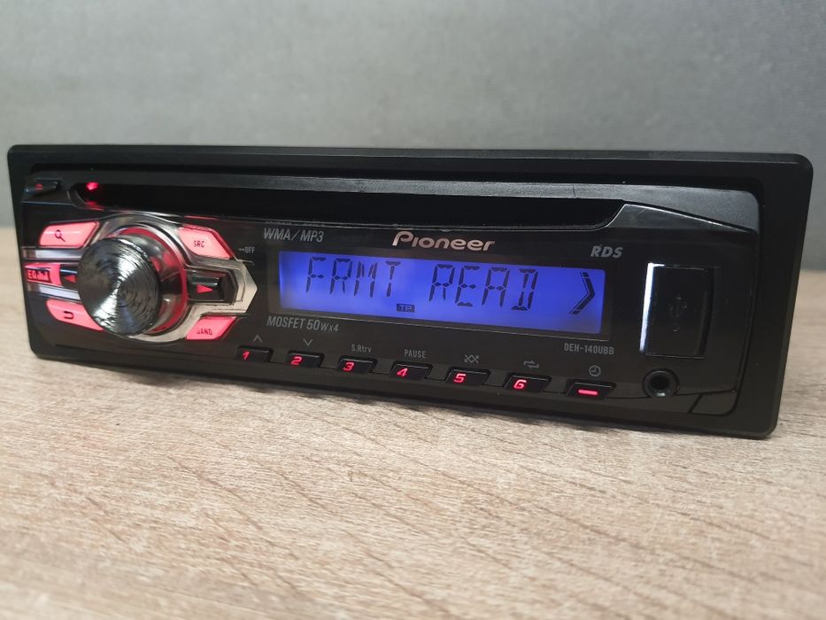Radio Samochodowe Pioneer z Mp3, USB, AUX DEH-140UBB Podś. Volkswagen