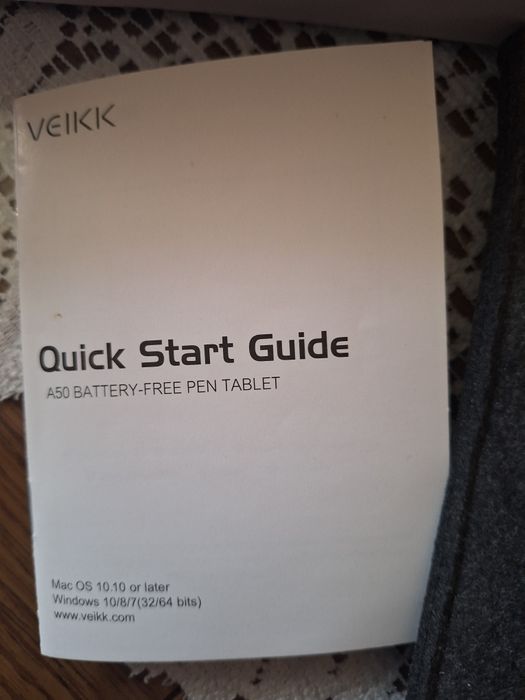 Tablet graficzny. Veikk A50