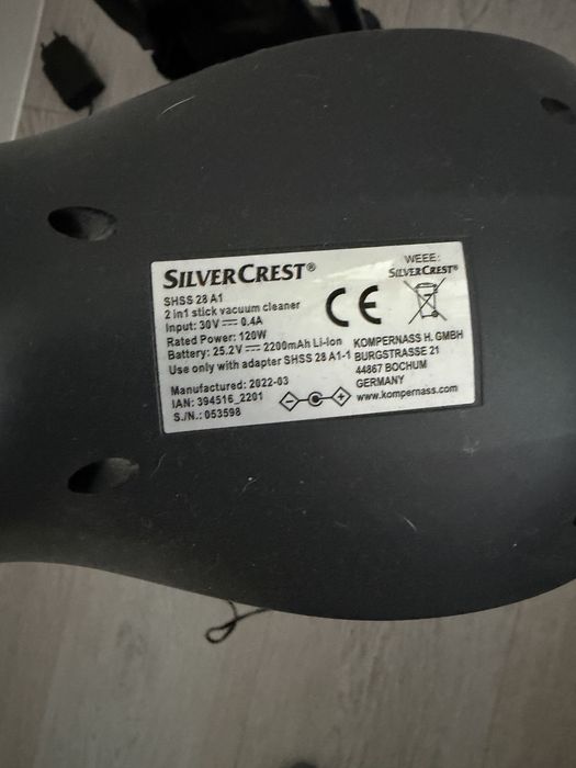 Odkurzacz Silvercrest SHSS 28A1