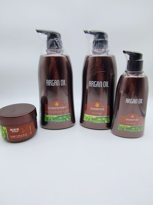 750 мл Шампунь для волос с аргановым маслом Clever Morocco argan oil