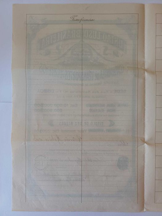 LOTE DE AÇÕES E LETRAS DE CÂMBIO ANTIGAS (1880–1960) — 15 documentos
