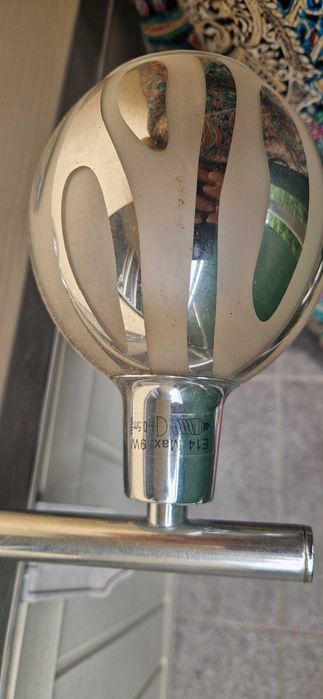 Nowoczesna lampa wisząca chrom / potrójna / regulowana wysokość
