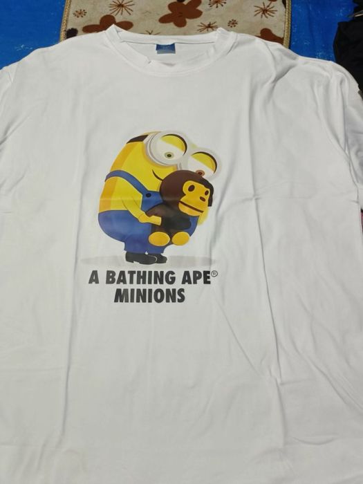 Футболка BAPE x Minions унисекс
