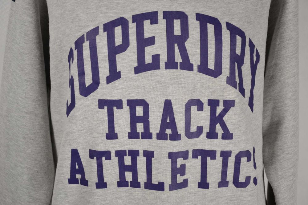 SUPERDRY 23 Track Athletics Sport Ciepła Bluza Damska L Oryginalna