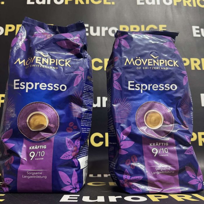 ПРЕМІУМ КАВА в ЗЕРНАХ ‼️ Movenpick Espresso/Gusto Italiano 1 кг.