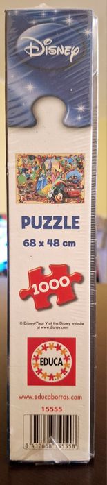 Puzzle de 1000 Peças com Figuras da Disney 'Novo Selado com  Película'