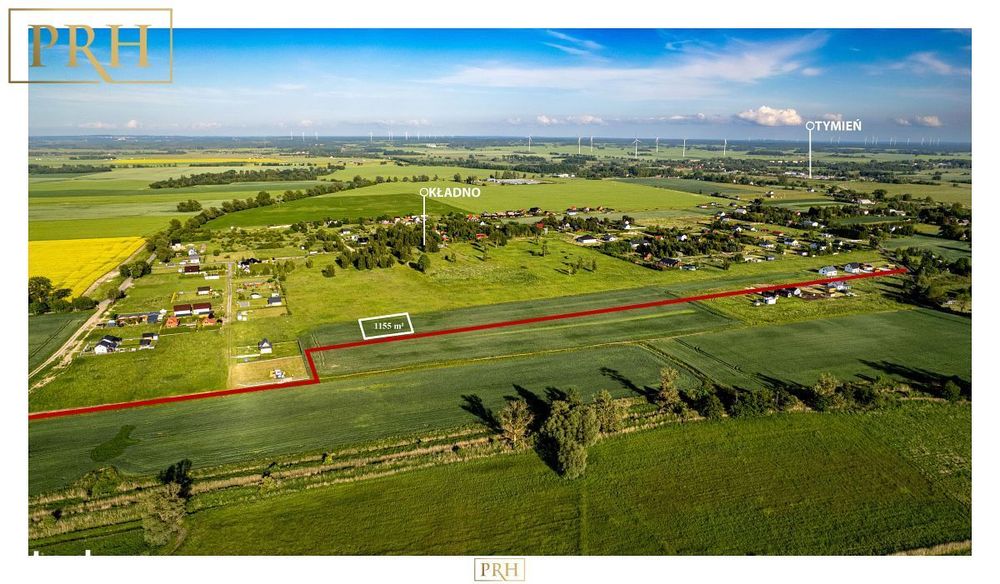 Działka nad morzem Kładno gm. Będzino 1155 m² z w - Widok 3