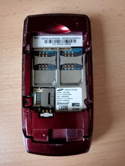 Телефон кнопковий слайдер Samsung