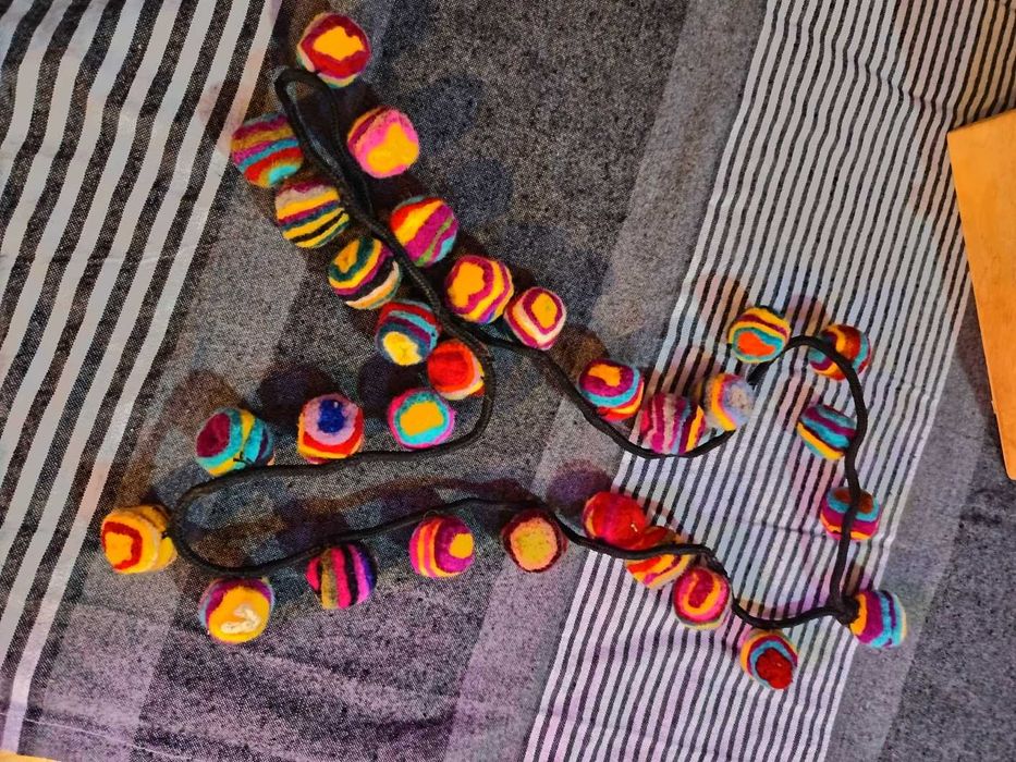 Colar de Lã Colorido - Ref.: B - 8