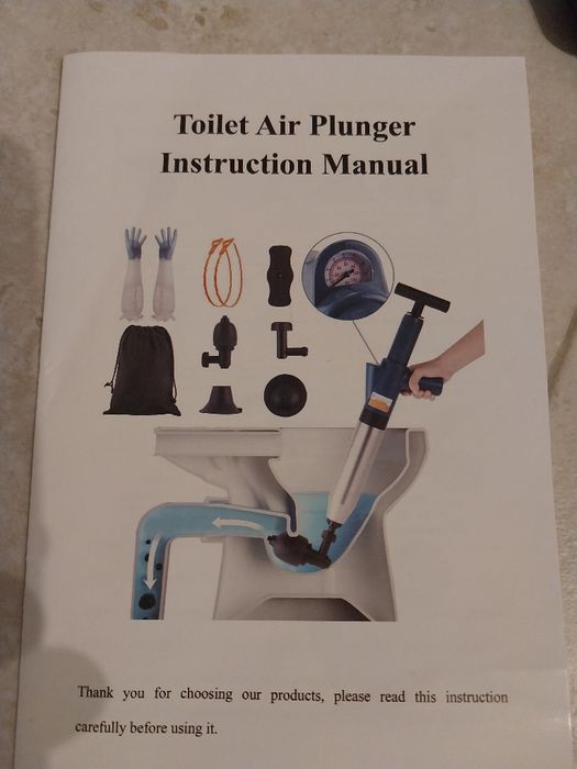 Desentupidor de instalações sanitárias