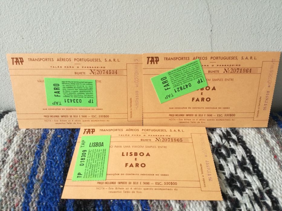 Mapa Swissair 1969/ TAP - Cartões de Embarque/ TIPS 1997