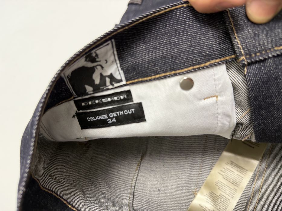 Штаны джинсы Rick Owens Breth cut Jeans M L Vetements balenciaga