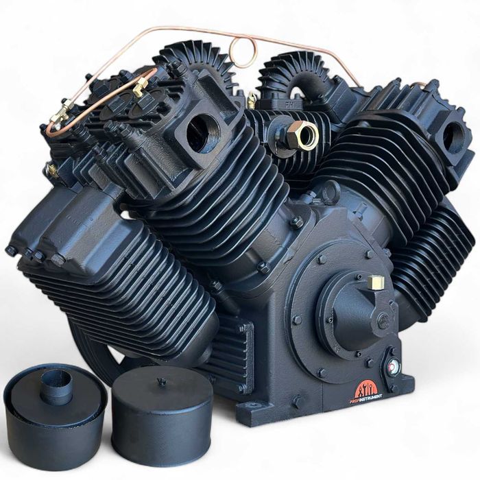 Двоступеневий поршневий блок компресора GD-2155ТH (3194 л/хв, 10 Атм)