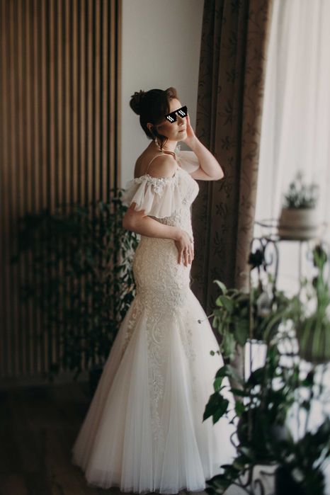 Suknia ślubna typu Rybka rozmiar S/M