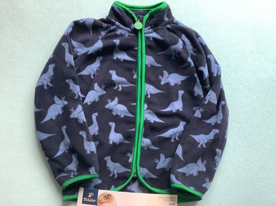Bluza polar tchibo dinozaury  110 116