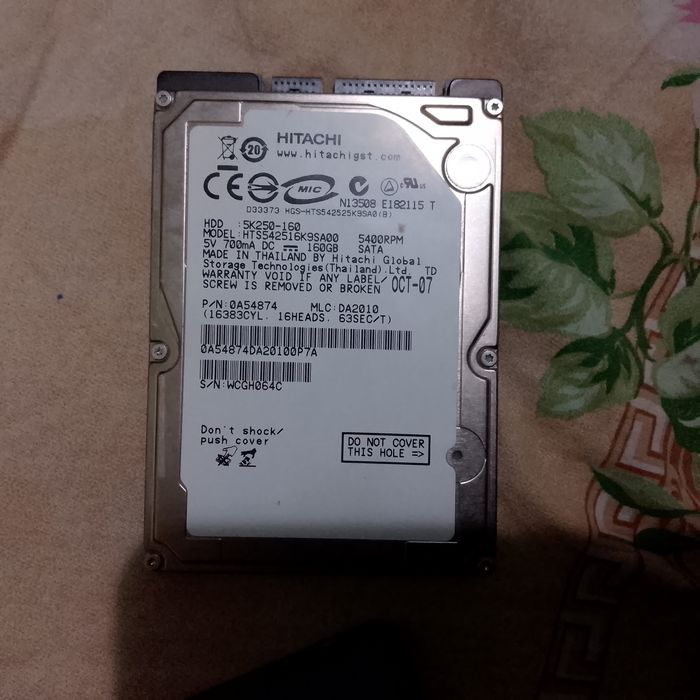 жесткий диск (HDD) для ноутбука/пк