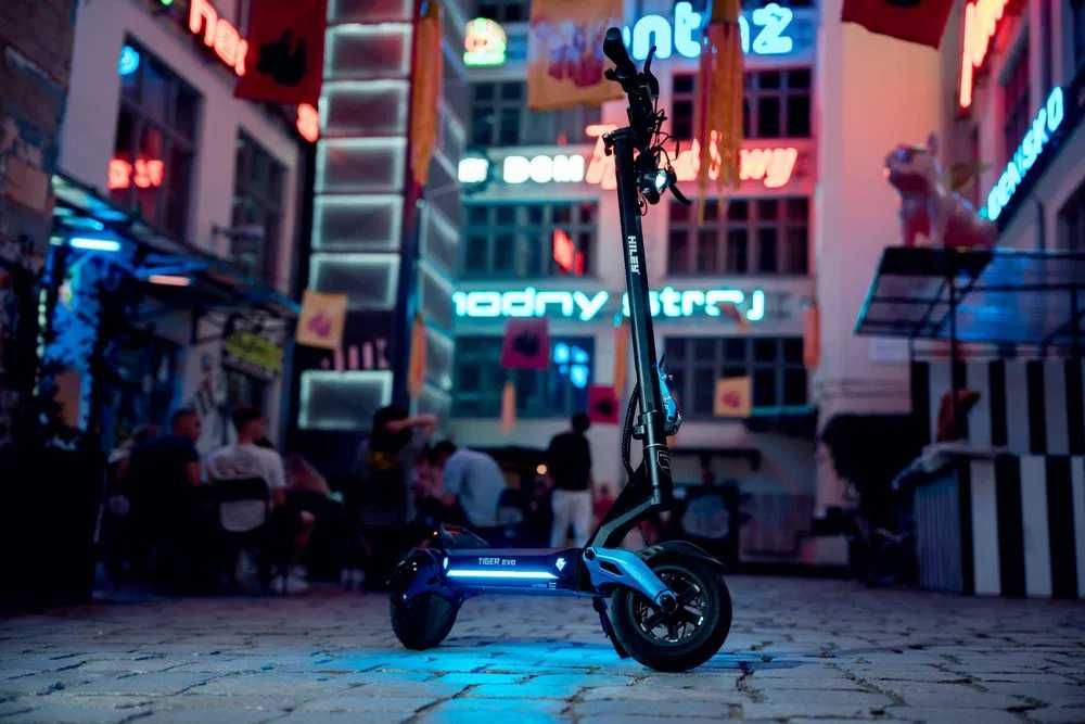 Wodoodporna hulajnoga elektryczna Hiley Tiger EVO GT - Midnight Blue